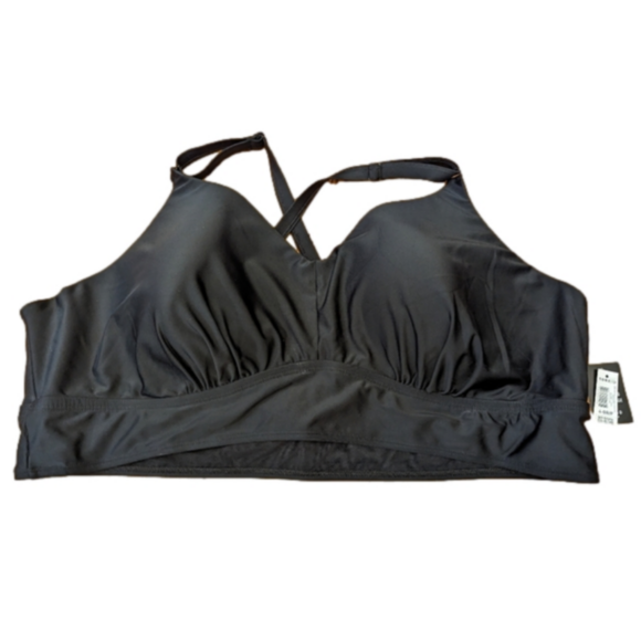 Torrid Wire-Free Bra Racerback Bikini Top plus size 4x DD/F, new! - Picture 6 of 7